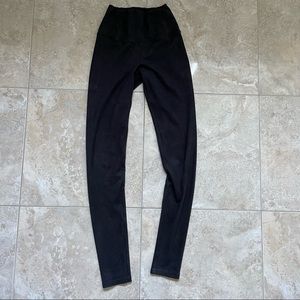 Grey suede aritzia leggings